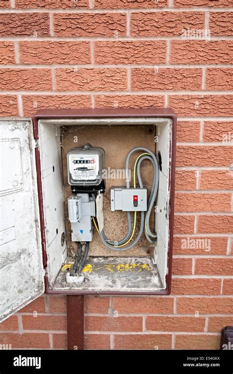 electrical meter box display|electricity meter box outside house.